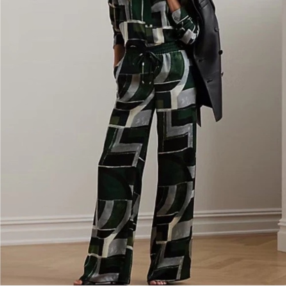 Lauren Ralph Lauren Pants - Lauren Ralph‎ Lauren Geo Silk Pants